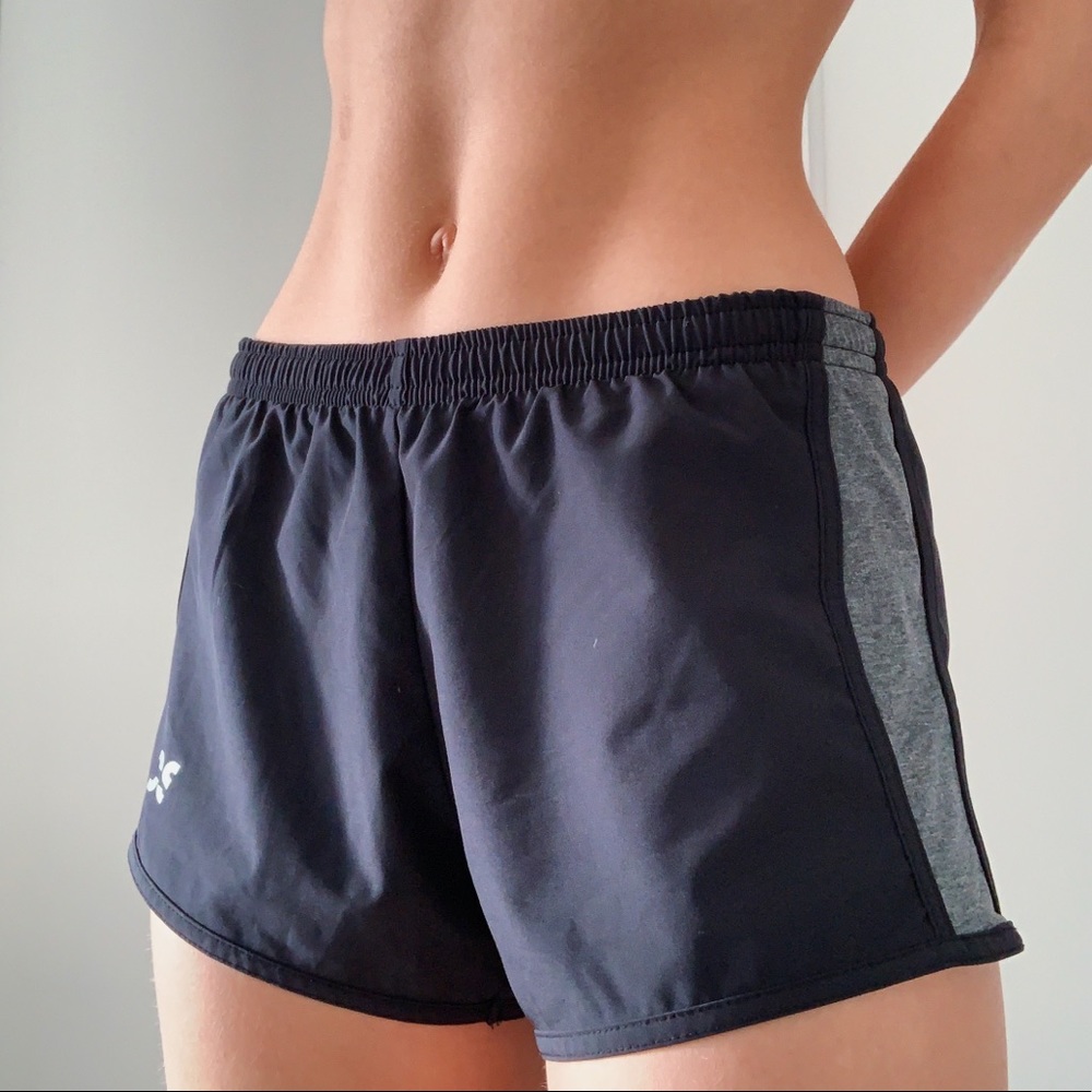 free with purchase | two tone running shorts 👣